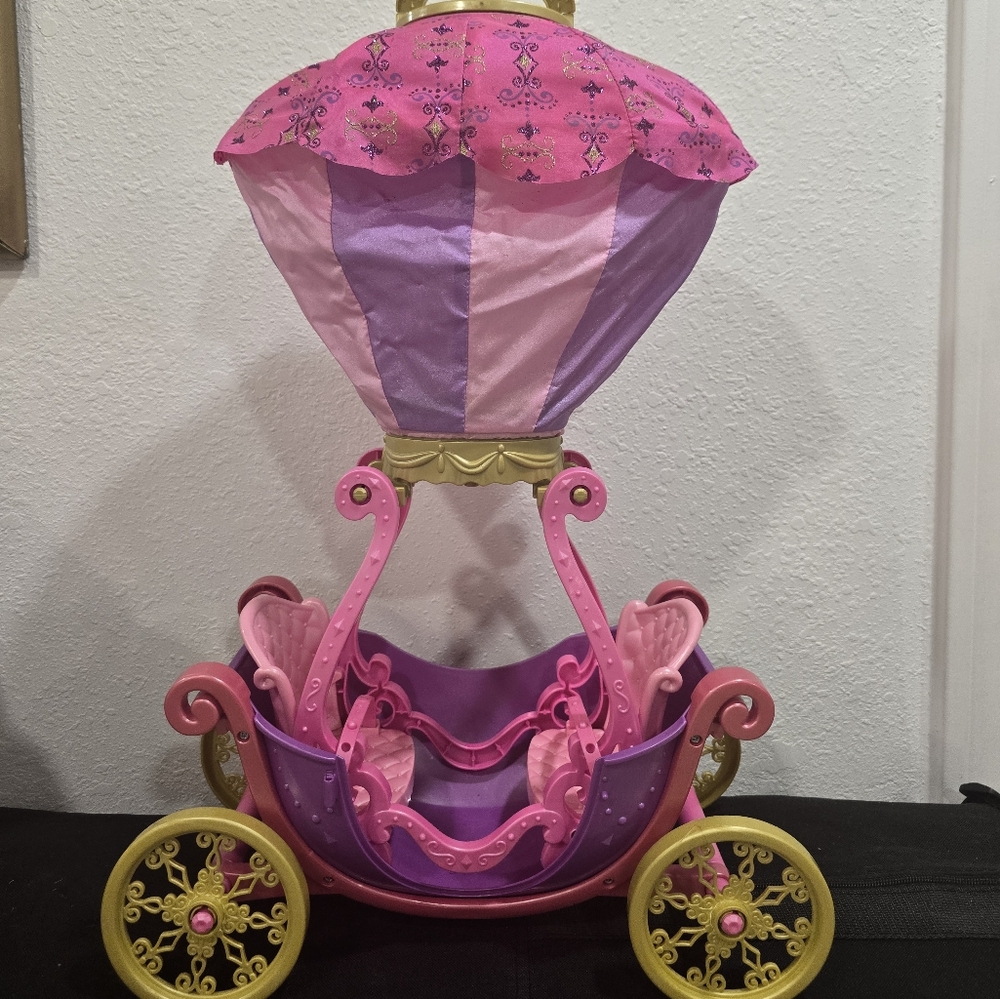 Pink and Purple Princess Carriage Toy